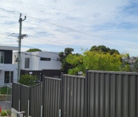 Melbourne weather colorbond fences