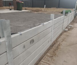 Professional Retaining Wall and Boundary Solution project in Lalor Melbourne