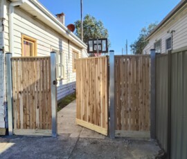 timber boundary fences Melbourne